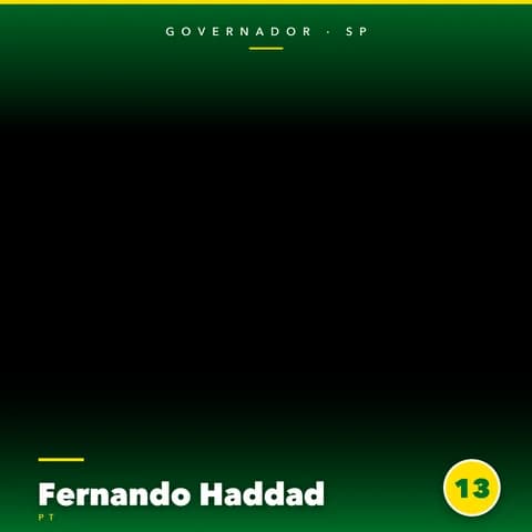 Fernando Haddad Moldura Cheia 16