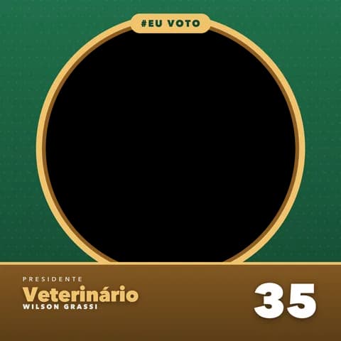 Veterinário Wilson Grassi Moldura Metade 1