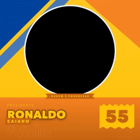 Ronaldo Caiado Moldura Metade 3