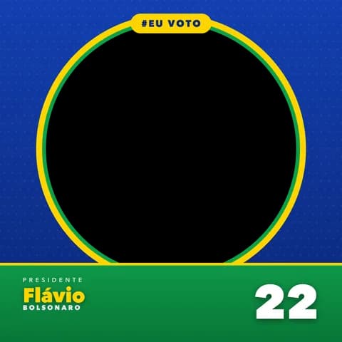 Flávio Bolsonaro Moldura Metade 1