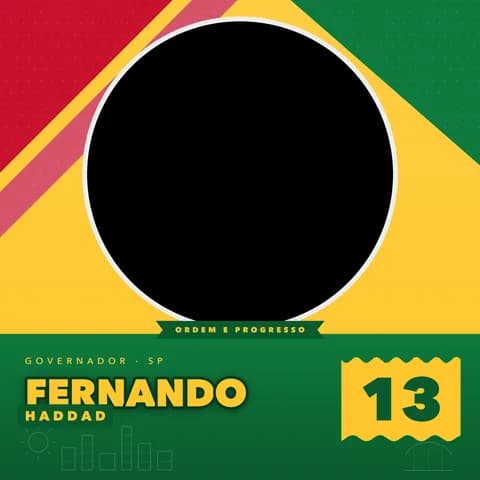 Fernando Haddad Moldura Metade 3