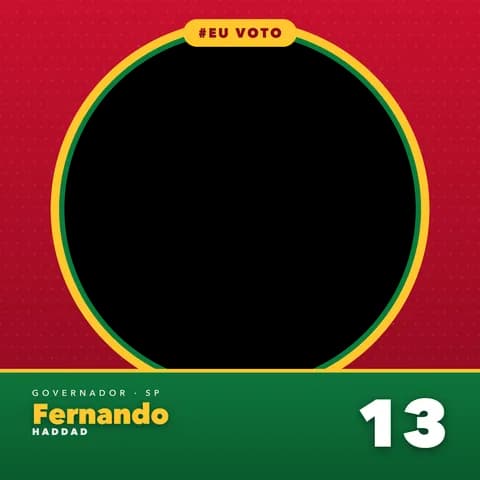 Fernando Haddad Moldura Metade 1